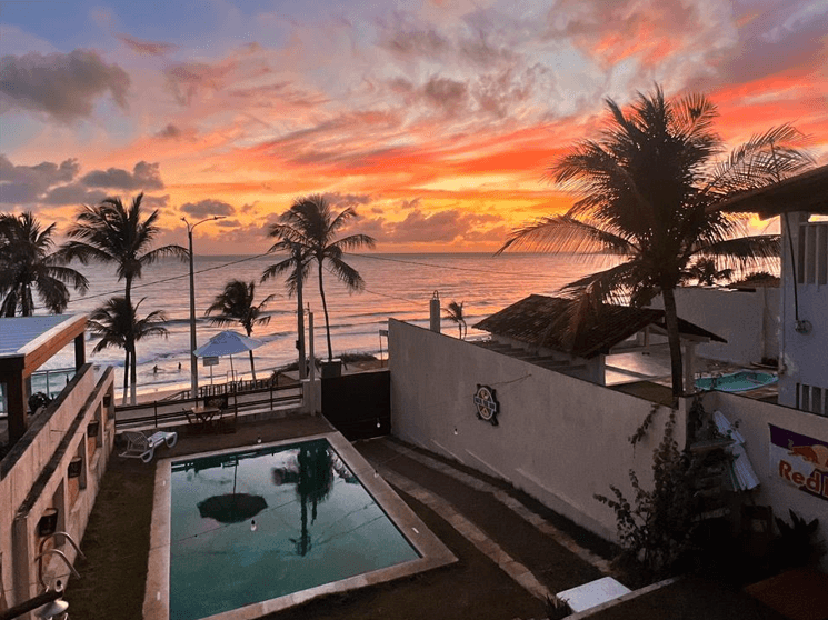 Photo of the surfcamp environment